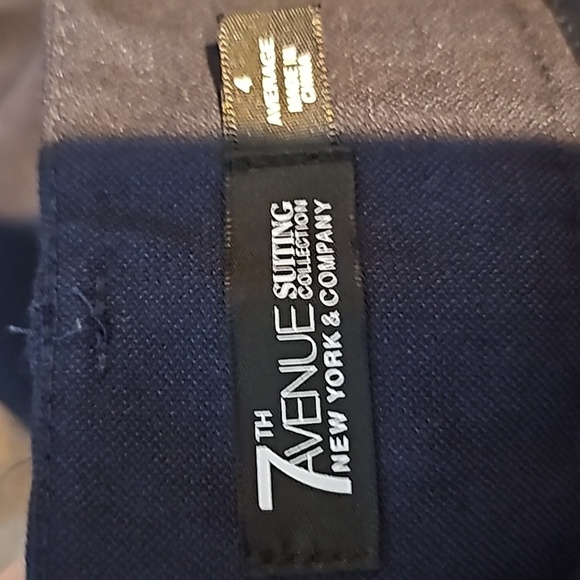3/$25 New York & Company Size 4 Blue Dress Pants 7th Avenue Suiting - Picture 3 of 4